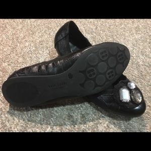 Kate Spade rhinestones flats 9.5